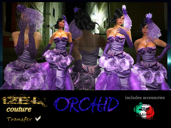 Izel Couture ORCHID