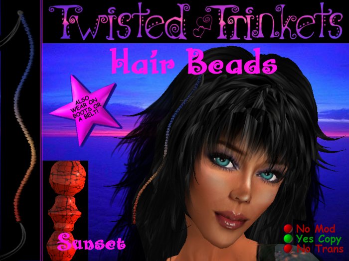 Hair Beads and More SUNSET