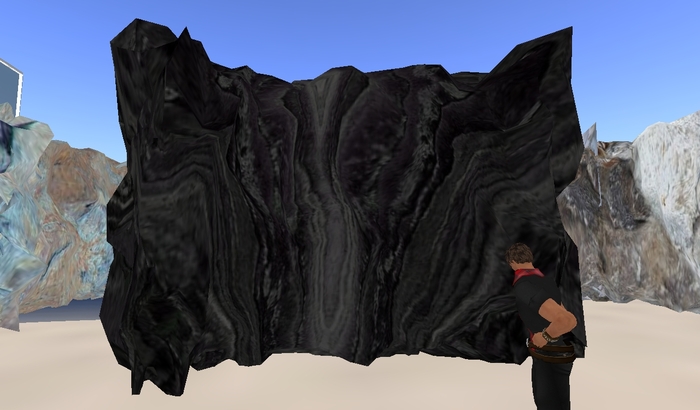rock side or cave entrance