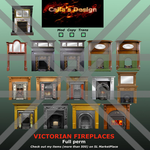 Victorian fireplaces - Full perm