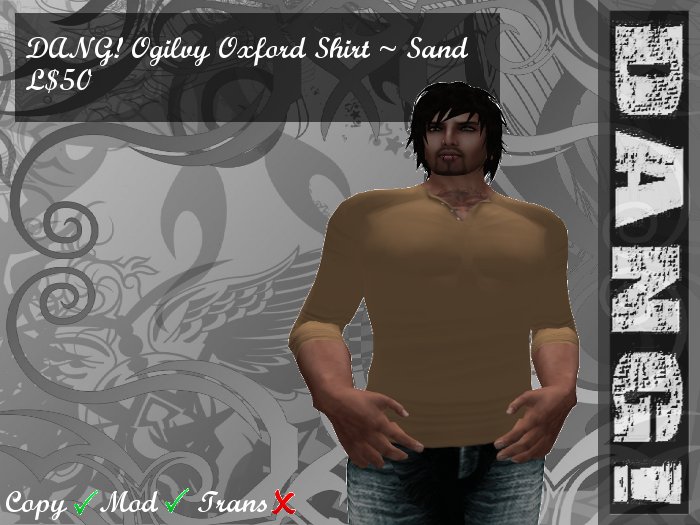 DANG! Ogilvy ~ Oxford Shirt ~ Sand