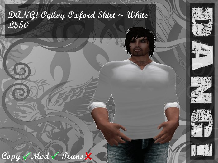DANG! Ogilvy ~ Oxford Shirt ~ White