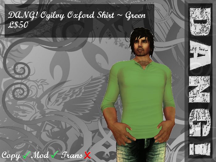 DANG! Ogilvy ~ Oxford Shirt ~ Green