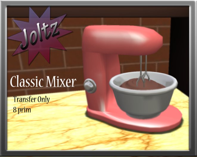 ~*JOLTZ*~Classic Mixer_Pink