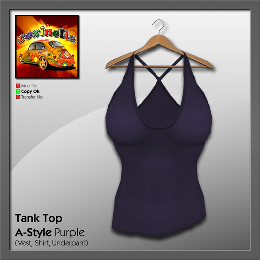 Coxi -  Purple - Tank Top A-Type female
