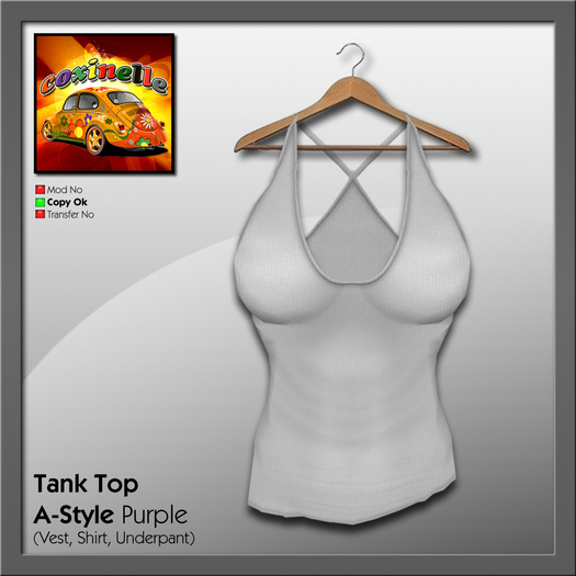 Coxi - White - Tank Top A-Type female
