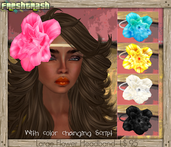=FT - Large Flower Headband - Valentine's Day Sale!