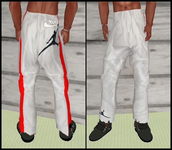 WHITE JOGGING PANTS