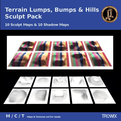 Trowix - Terrain Lumps / Bumps / Hills Sculpt Pack