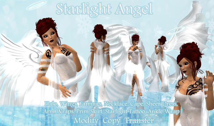 .:harmless INK:. Starlight Angel Outfit