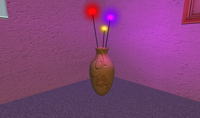 Vase Classic with 3 light  7 prims