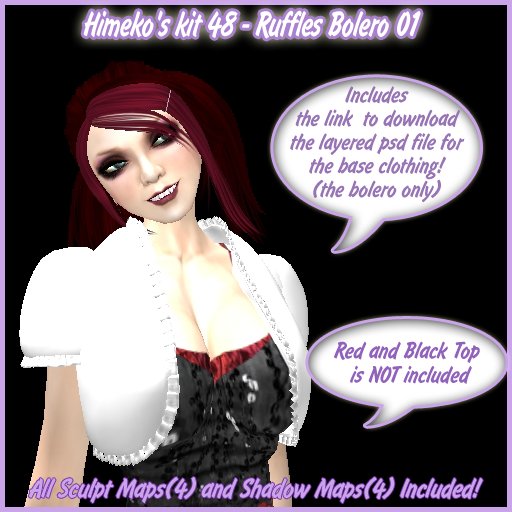 [DEMO]Himeko's kit 48 - Ruffles Bolero 01