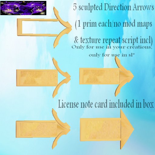 _ACF_  Sculpted Direction Arrows 5 pieces (5 no mod maps)