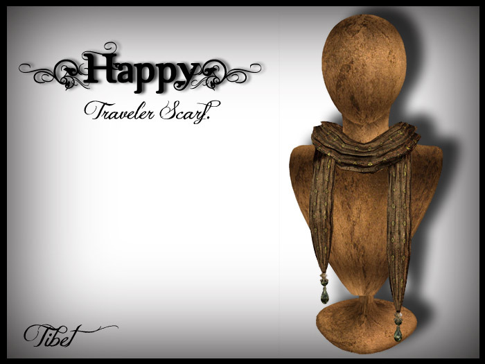 {Happy} Traveler Scarf (Tibet)