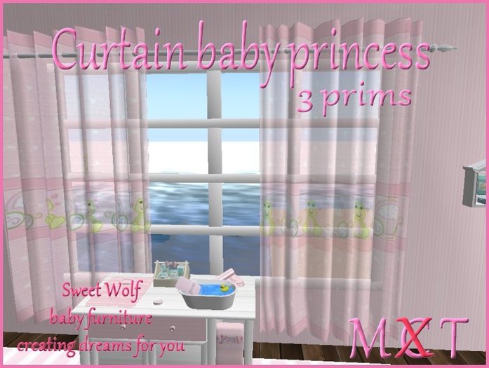 Second Life Marketplace - CURTAIN BABY PRINCESS