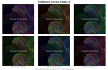 TNC Textures - Feathered Circles Series A