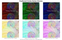 TNC Textures - Feathered Circles Series Chrome