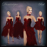 SAS - Dominique Red Gown