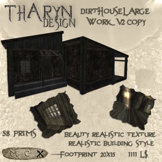 Tharyn Design Dirt  House  Large Work V2 Copy