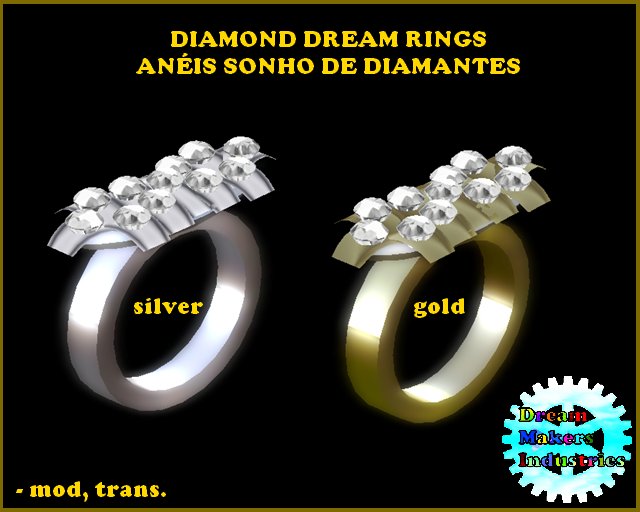 DIAMOND DREAM RINGS SET - WOMAN/MAN