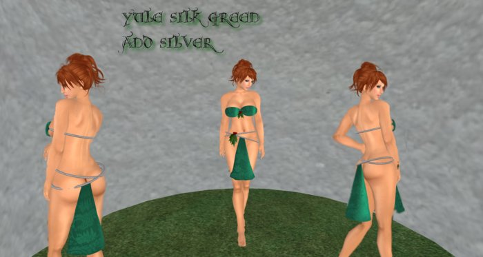 ~MS~Yule Silk Green and Silver