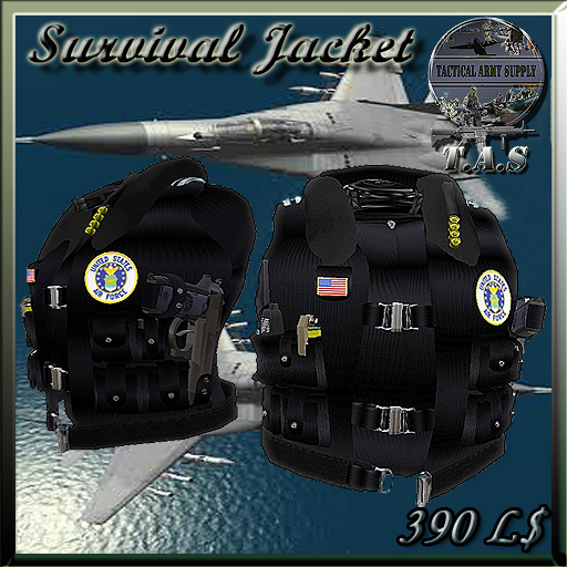  PILOT SURVIVAL JACKET BLACK