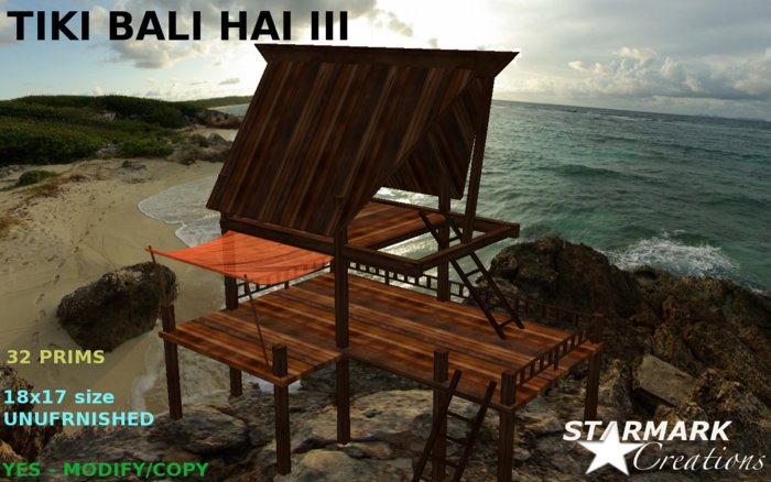 NEW!!!  Tiki BALI HAI orange from STARMARK CREATIONS -- promo price --