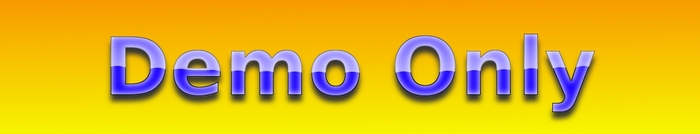 sign static "demo only"