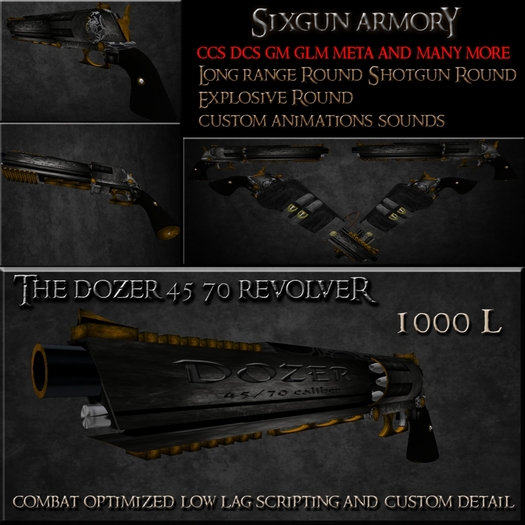 Dozer 45/70 Custom Ebony 21.0 (boxed)