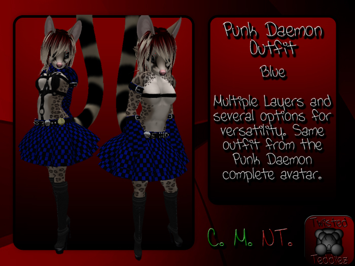 {T.t} Punk Daemon Outfit - Blue