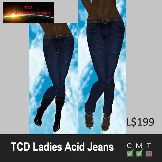 TCD Ladies Acid Jeans