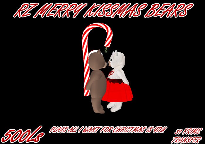 Merry Kissmas Bears (Boxed)