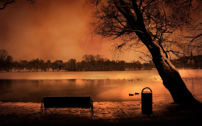 Great poster texture escena de invierno-1440x900