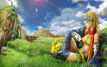 Great poster texture fina fantasy x rikku-1280x800
