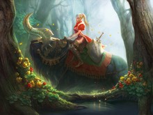 Great poster texture forest of secret-1024x768