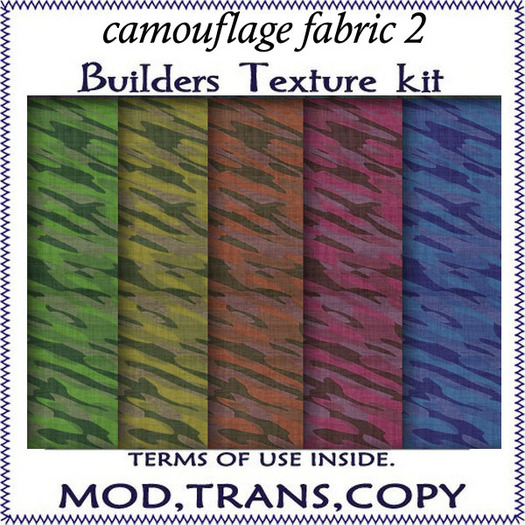 CAMOUFLAGE- texture pack for builders / clothes designers 2