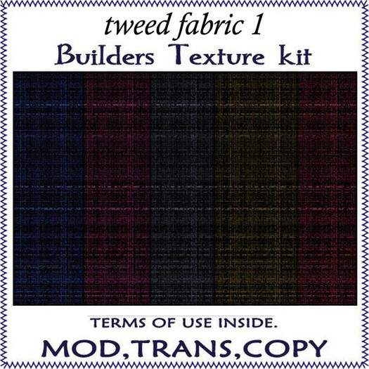TWEED SEAMLESS- texture pack for builders / clothes designers