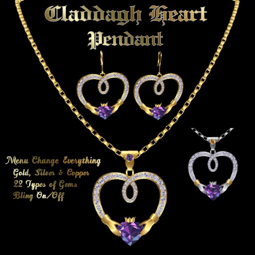 Claddagh Heart Pendant