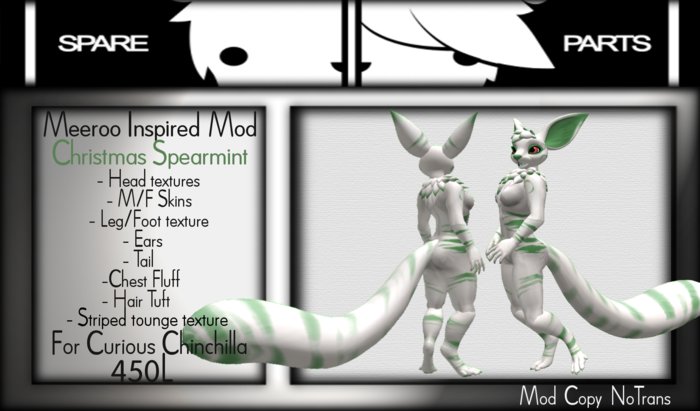 Meeroo inspired mod Christmas Spearmint