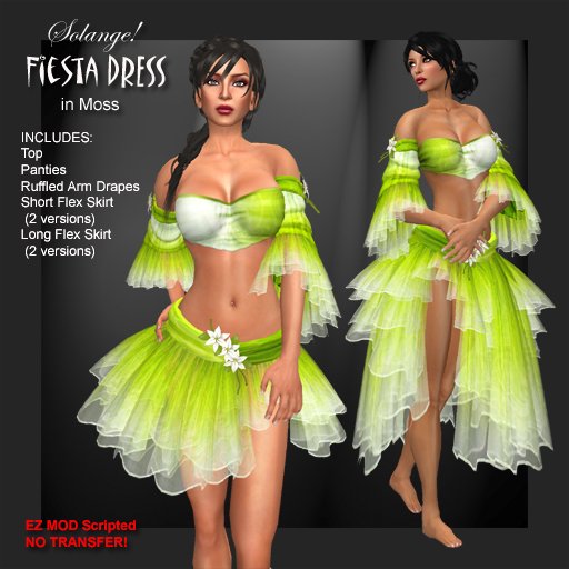 *Solange!* Fiesta Dress - MOSS