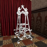 Victorian Silver Easel (Staffelei / Drawing Stand)