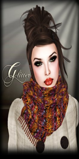 *GLITTER* WARM SCARF COOPER