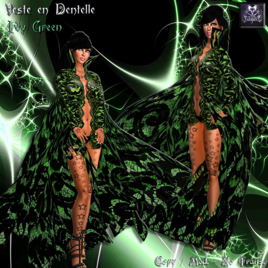 Veste en Dentelle IvyGreen