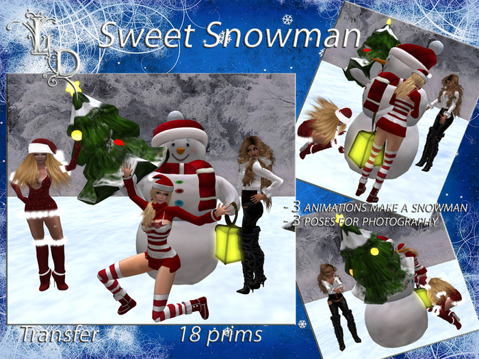 Sweet Snowman (animated)