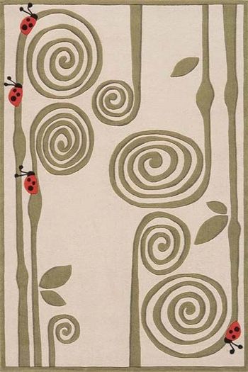 SO Rugs Children and Teen Collection Ladybugs