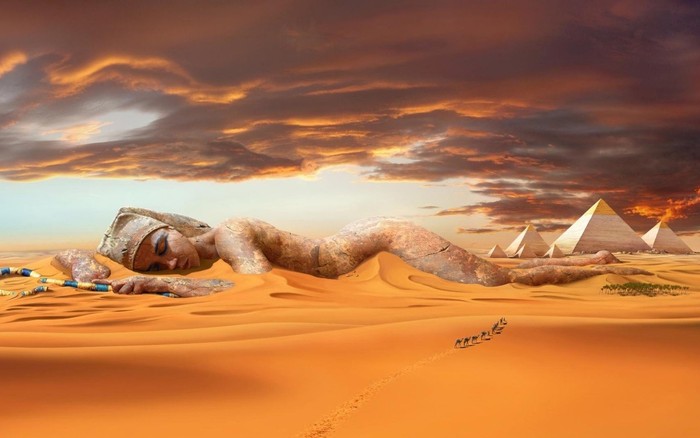 Great poster texture las maravillas de egipto-1280x800