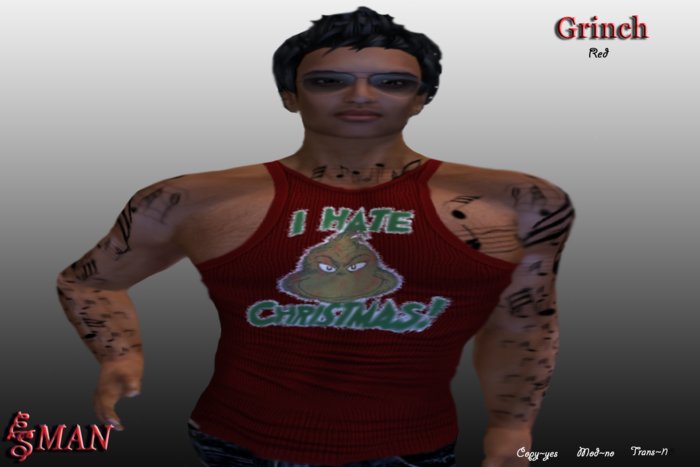 ~*Es Stylez*~ Grinch Tank Top_Red
