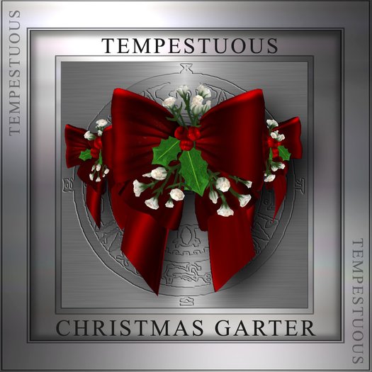 ~TEMPESTUOUS~ Christmas Garter 