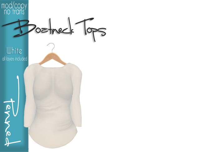 [Penned] Boatneck White