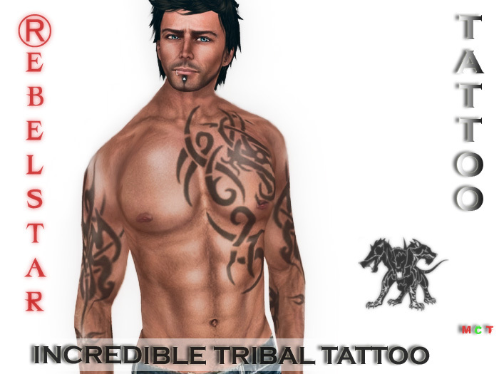 "Rebelstar" Incredible Tribal Tattoo